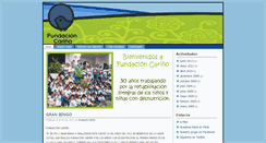 Desktop Screenshot of fundacioncarino.org